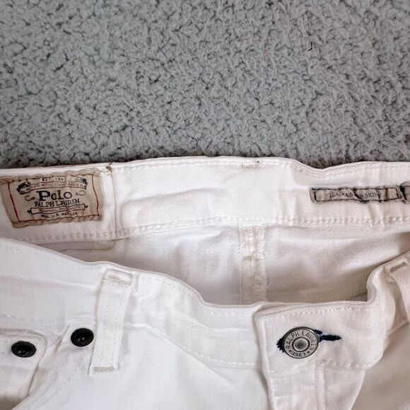 POLO RALPH LAUREN girls SKINNY JEANS WHITE SIZE 16 - Picture 4 of 10